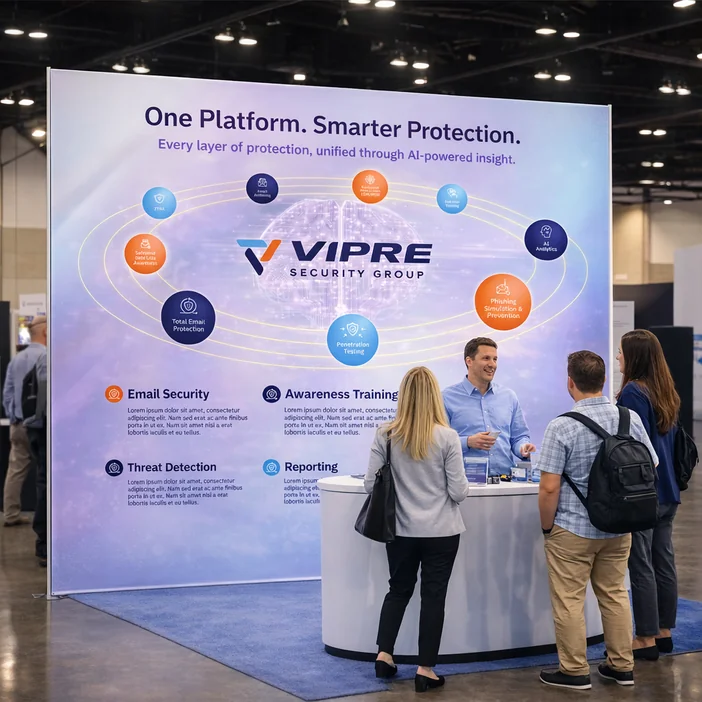 vipre trade show booth