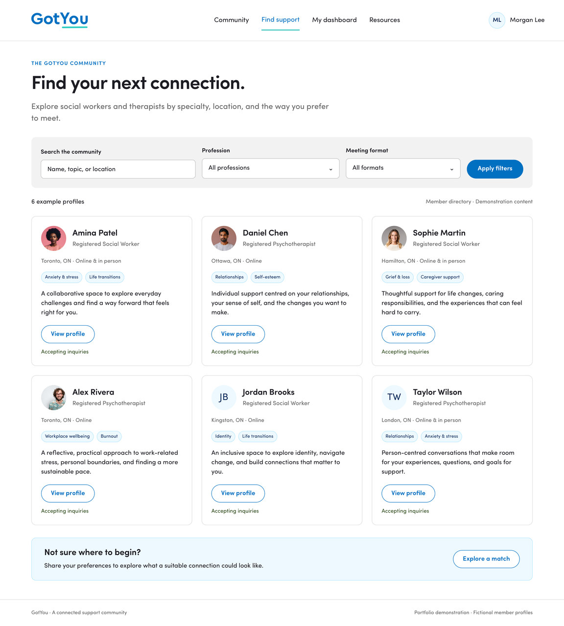 GotYou: Explore the people behind the profiles
