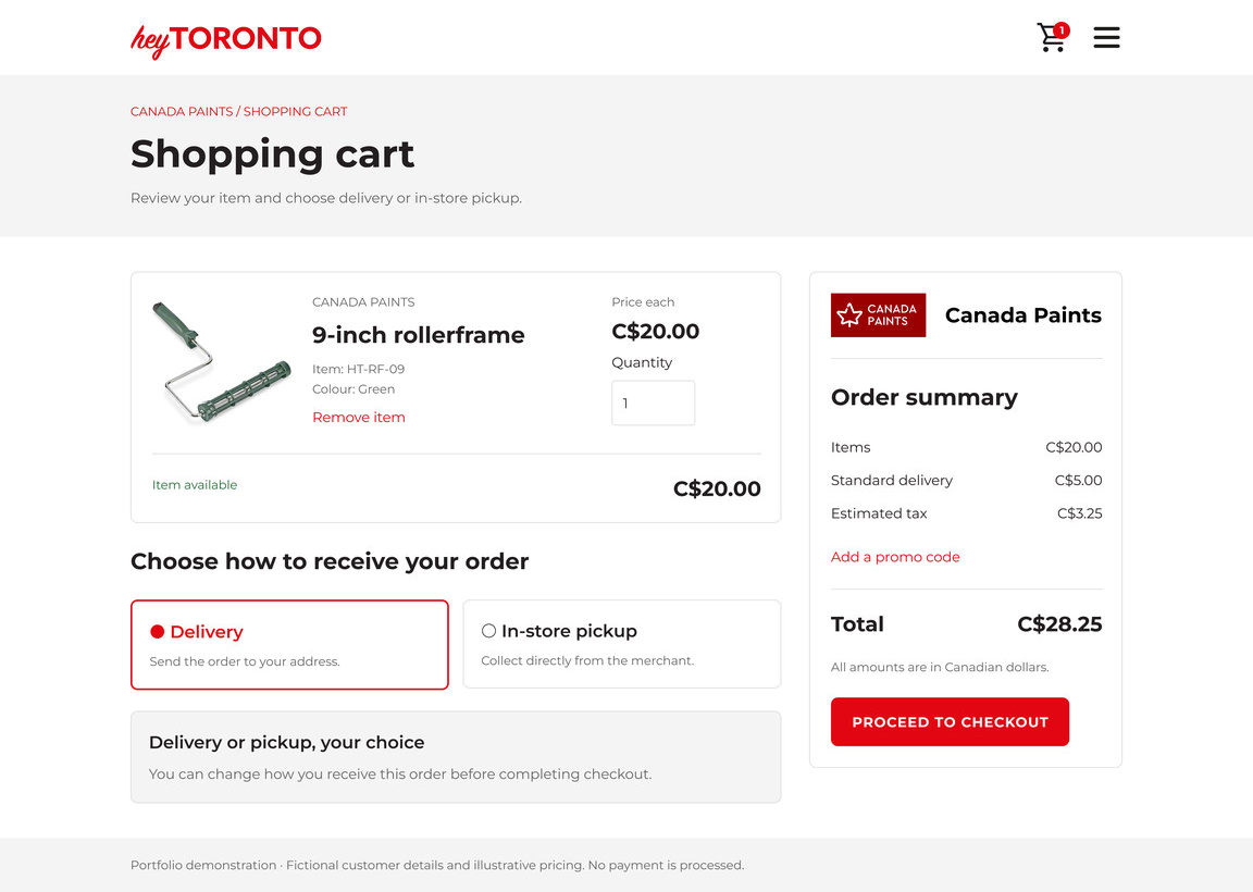 heyToronto: One order. Several ways forward.